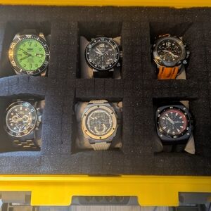 Invicta Watches and Travel Case